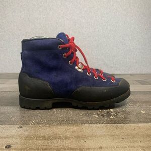 Galibier Womens Size 6 Mountaineering Boots Blue Black Suede Outdoor Hiking